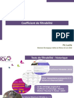 Icv Coefficient de Filtrabilite