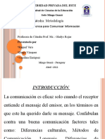 Técnica para Comunicar Información