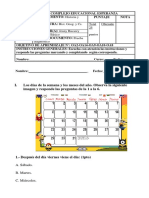 Prueba Diagnóstico 2°básico Historia 2022