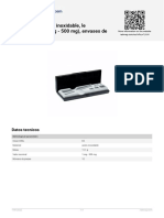 RADWAG Data Sheet Alambre de Acero Inoxidable Le Assortiment 1 MG 500 MG Envases de Plastico