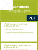 Human Rights - A Historical Perspective - 4th October 2021