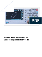 Manual Osciloscópio FNIRSI-1014D
