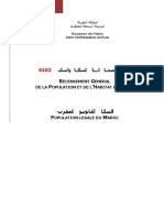 Recensement Général de La Population Et de L'habitat de 2014 - Population Légale Du Maroc