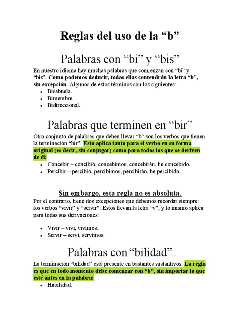 Reglas Del Uso de La | PDF | Verbo | Unidades Semánticas