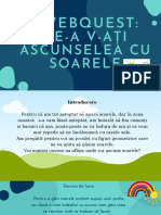 Webquest De-A V-Ați Ascunselea Cu Soarele