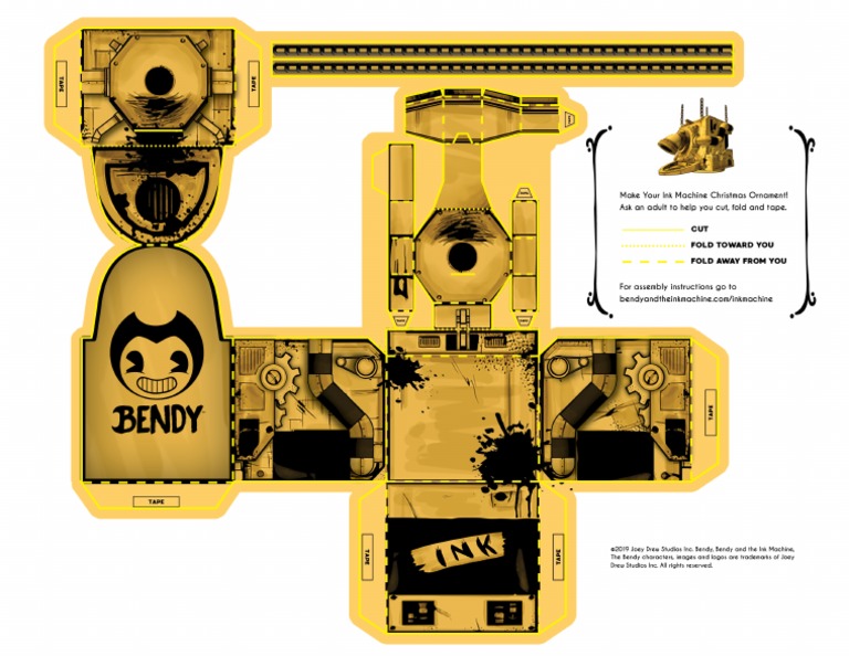 Bendy+Ink+Machine+Ornament PDF
