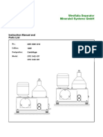 Westfalia Separator Mineraloil Systems GMBH: Instruction Manual and Parts List