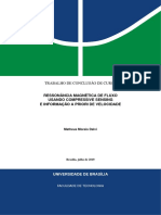 RM de fluxo usando CS e informação a priori de velocidade