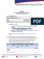 Tarea de Recuperación Unidad 3-3ro 8C