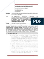INFORME Hab Presupuestal Residente Ulcumayo
