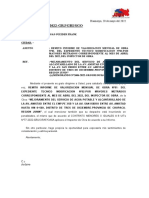Carta A Residencia - Valorizacion de Obra N°01-MAYORES METRADOS DEL INSPECTOR-ABRIL 2022-3 DE DICIEMBRE