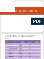 Menu Untuk Ibu Menyusui