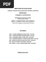 Lenguaje y Comunicación I 1