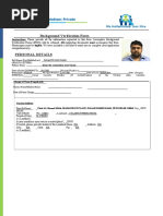 Background Verification Form - Ritepick