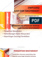 M1- PENGENALAN SOSIOLOGI