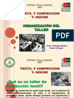 Organización taller confecciones