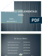 Strategi Implementasi MBS