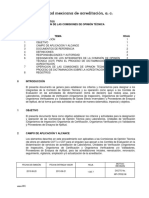 MP-CP032 Designacion Operacion COTs