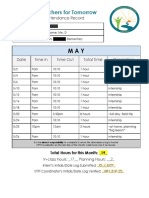 Portfolio May Attendance