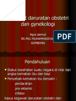 Kegawat Daruratan Obstetri Dan Gynekologi