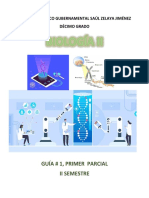 Guía 1, Biologia Ii, Primer Parcial