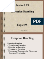 Advanced C Exception Handling