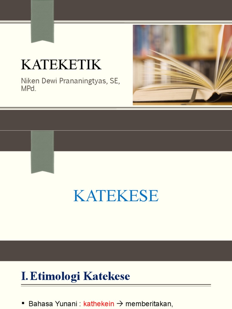 Hakikat dan Model Katekese Kristen | PDF