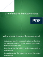 Use of Passive and Active Voice - tcm18-117655