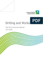 Drilling and Workover: Safe Work Instructions Manual 10/7/2020