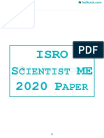 Isro Scientist Me 2020 Paper 80c39244