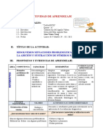 ACTIV. LUNES 28 y 29-03 RESOLVEMOS PROBLEMAS DE SUMA Y RESTA.