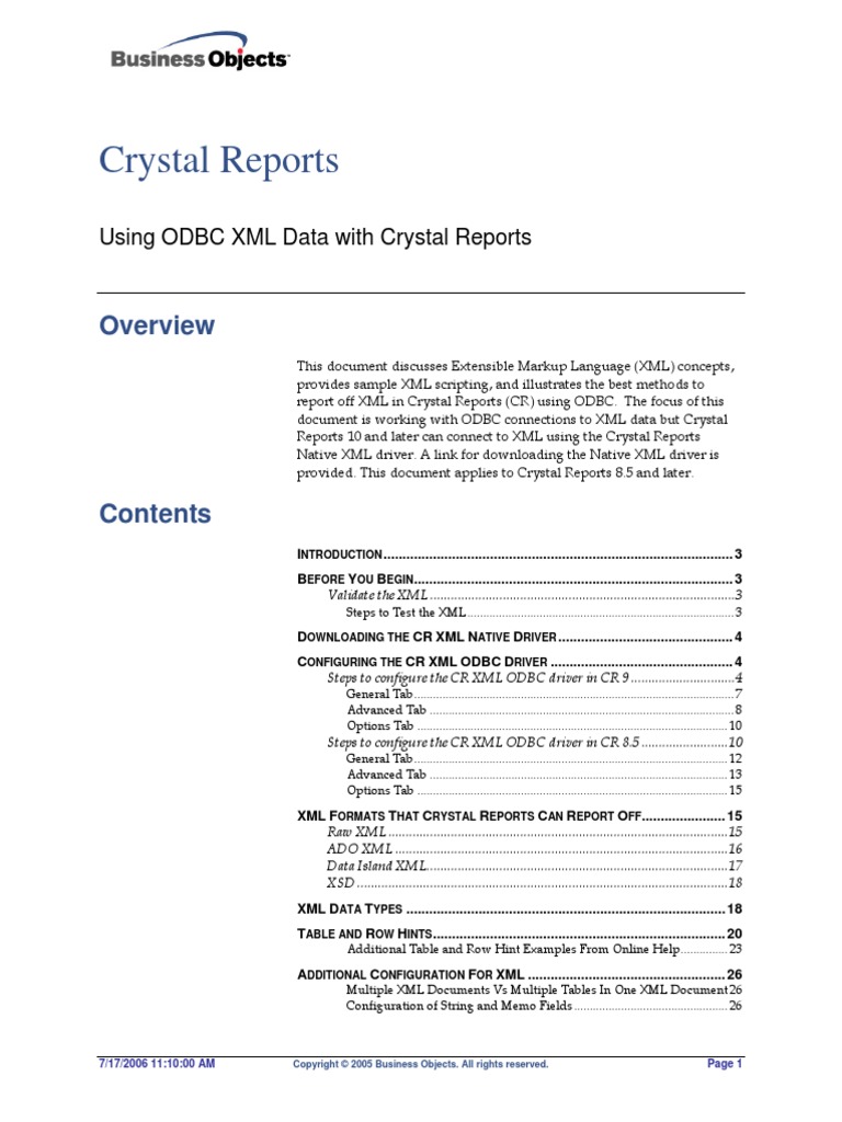 Storing Crystal Reports In Xml Files? – PMGTK