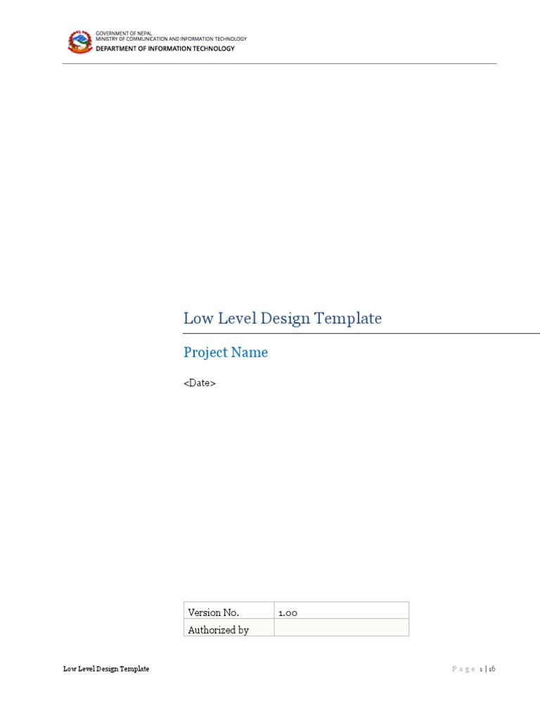 Low Level Design Document Template | PDF | Cache (Computing) | Databases