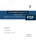 Personal Skills Development - 2 (PSD-2) Final Project Report - PAF KIET