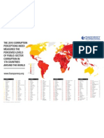 Corruption Perceptions Index 2010 Poster