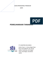 Sop Pemeliharaan Tanaman