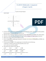 Class IX Mathematics CH-3 and 4 Asignment