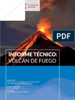 Informe técnico Volcán de FUego