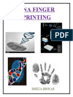 Dna Finger Printing: Ishita Biswas