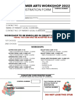 Aitc 2022 Registration Form - Workshop Information Packet