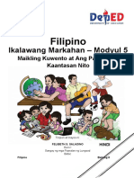 Ikalawang Markahan - Modyul 5: Filipino