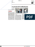 Agli studenti di Uniurb il primo premio di Confindustria - Il Corriere Adriatico del 1 giugno 2022
