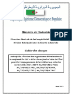 Cahier Des Charge D Accreditation Organismes D Evaluation de La Conformite