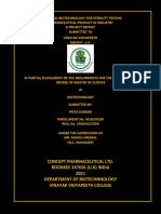 ANALYTICAL BIOTECHNOLOGY FOR STERILITY TESTING OF PHARMACUTICAL PRODUCT IN INDUSTRY