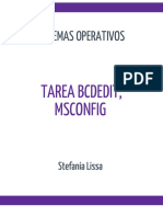 Tarea Bcdedit Msconfig