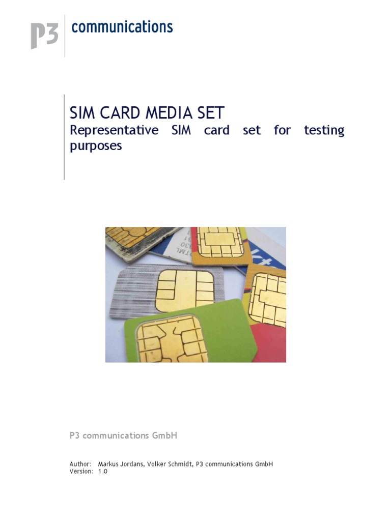 SIM Card Testing and Registration Guide | PDF | Subscriber Identity ...