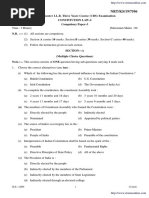 LLB 1 Sem Constitution Law 1 p3 7506 Summer 2019