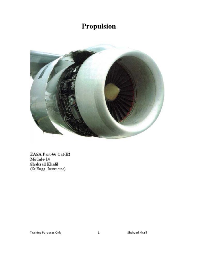 Propulsion: EASA Part-66 Cat-B2 Module-14 Shahzad Khalil | PDF | Jet ...