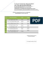 Jadwal Kuliah Shubuh