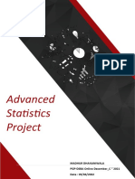 Advanced Statistics Project (REPORT)